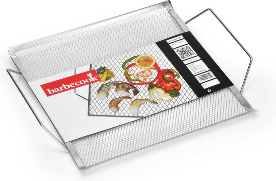 Barbecook BBQ rooster BBQ mat Hapjesrooster RVS 35x31cm