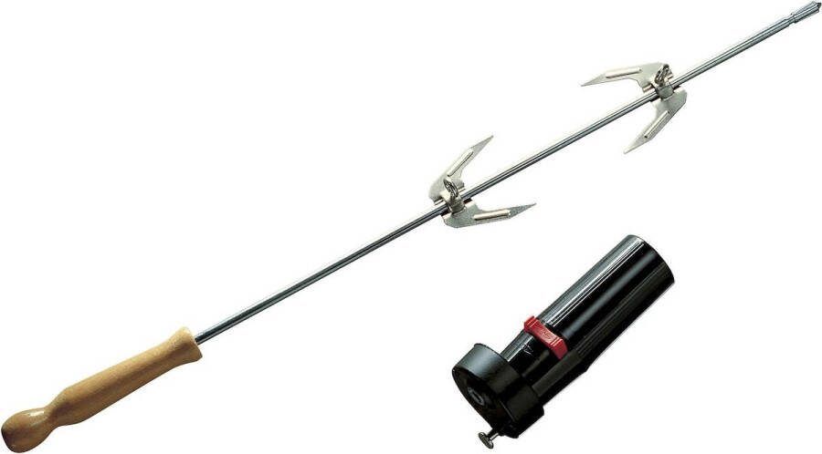 Barbecook Draaispit Rotisserie set Met motor Voor houtskool BBQ 85cm