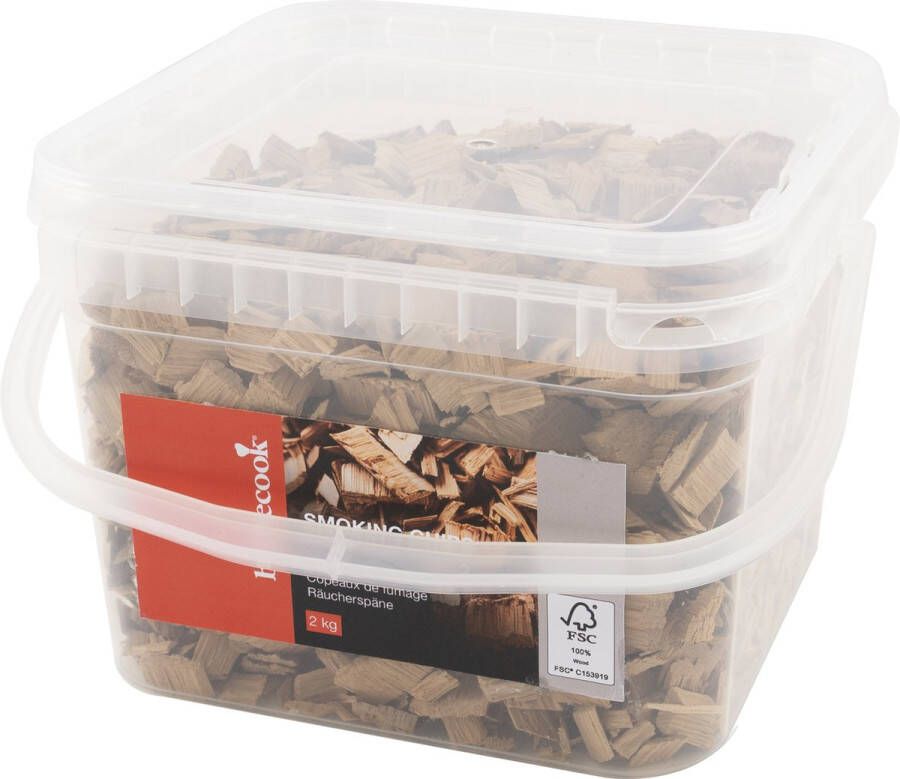 Barbecook Houtsnippers BBQ Rookhout BBQ Rookchips Smaak van Eiken En Whiskey 2 kg