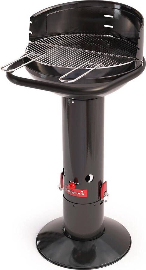 Barbecook Loewy 45 Houtskool BBQ barbecue Grilloppervlak 43 cm Incl. Windscherm BBQ rooster en asopvangpot Zwart