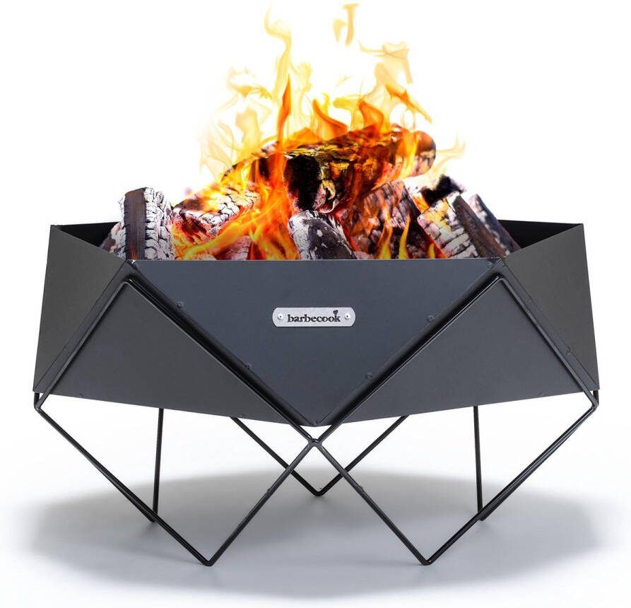 Barbecook Vuurschaal Ural L 56 x B 56 x H 33 cm Staal Zwart