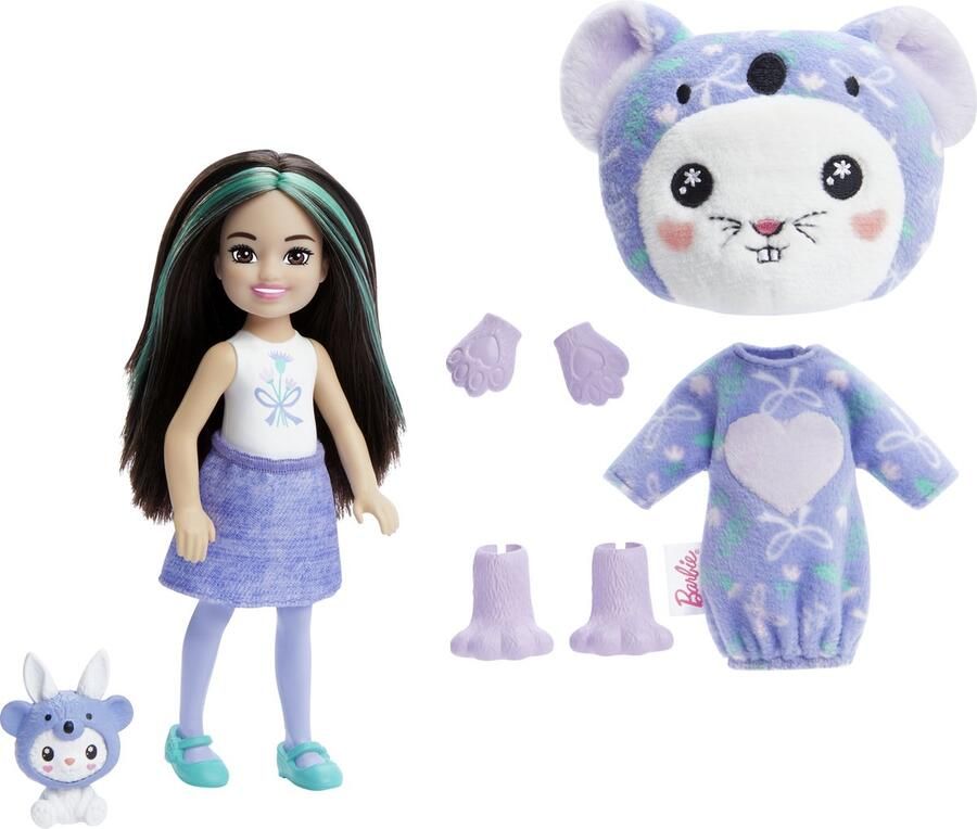 Barbie Cutie Reveal Pop 13 9 cm Konijn Koala pop