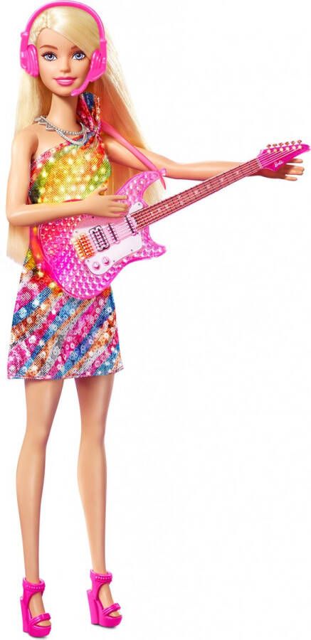 Barbie tienerpop Big City Big Dreams meisjes 30 cm geel roze