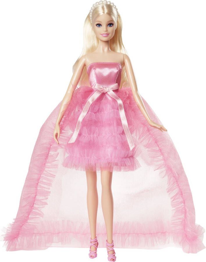 Barbie Signature Birthday Wishes Roze jurk pop