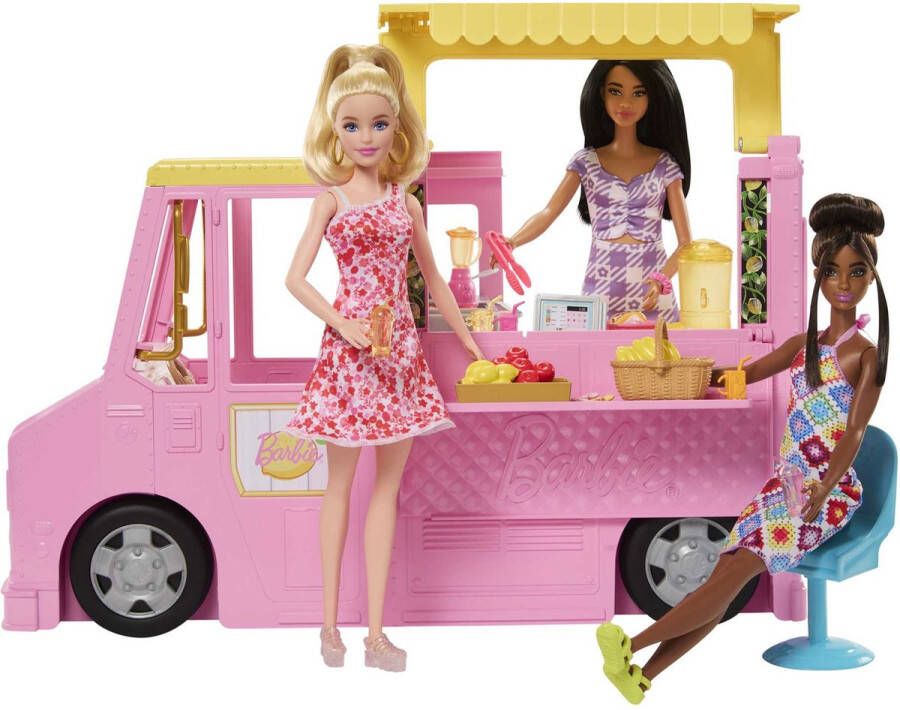 Barbie Careers Limonadewagen auto Poppenvervoersmiddel
