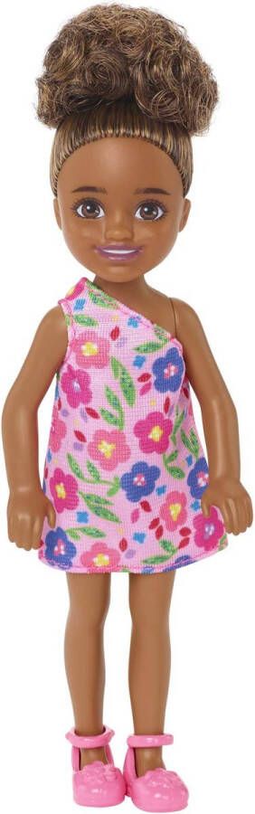 Barbie Chelsea pop Met roze bloemenjurk pop Chelsea