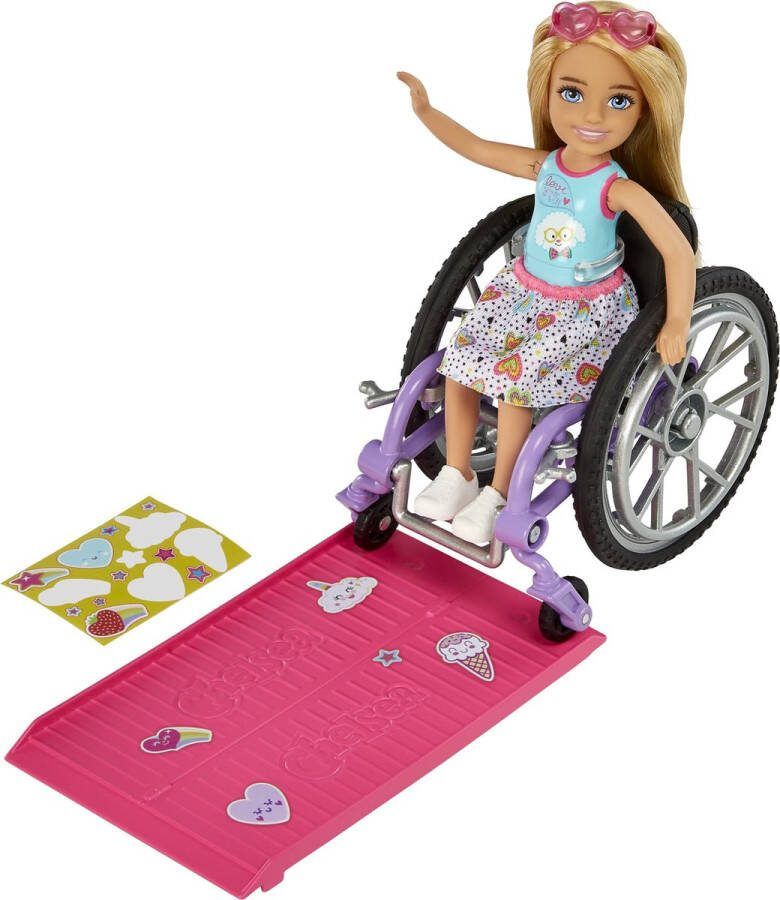 Barbie Chelsea Rolstoel pop