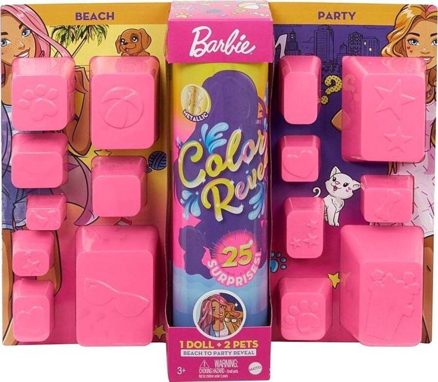 Barbie Color Reveal Ultimate Reveal Beach & Party pop