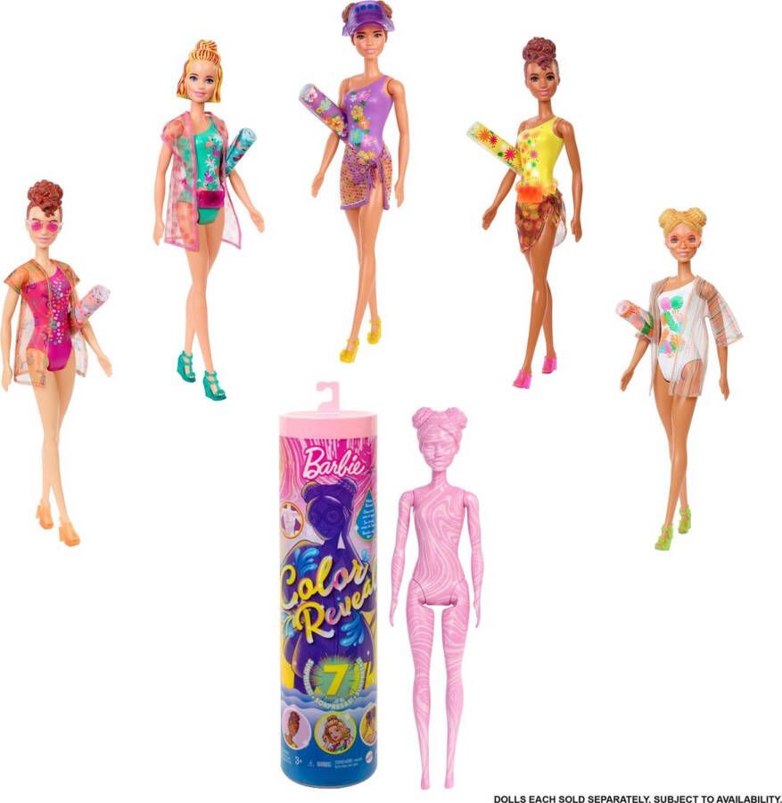 Barbie Color Reveal Wave 3 Sand and Sun Series