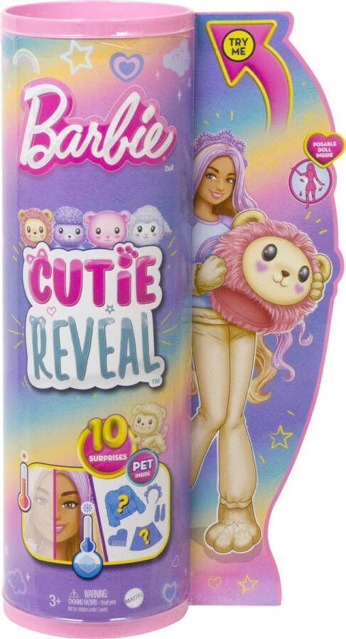 Barbie Pop Cutie Reveal Leeuw