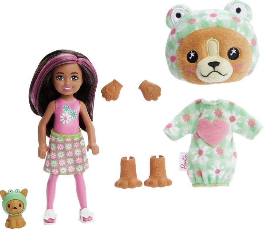 Barbie Cutie Reveal Pop 13 9 cm Hond Kikker pop