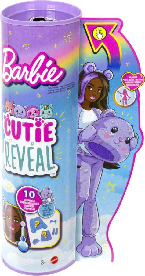 Barbie Cutie Reveal Teddy Pop