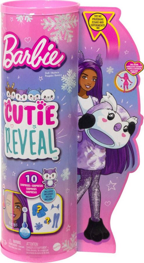 Barbie Cutie Reveal Winter Sparkle Uil pop