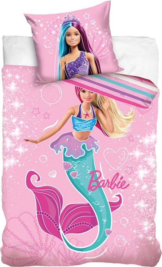 Barbie Dekbedovertrek Zeemeermin Roze