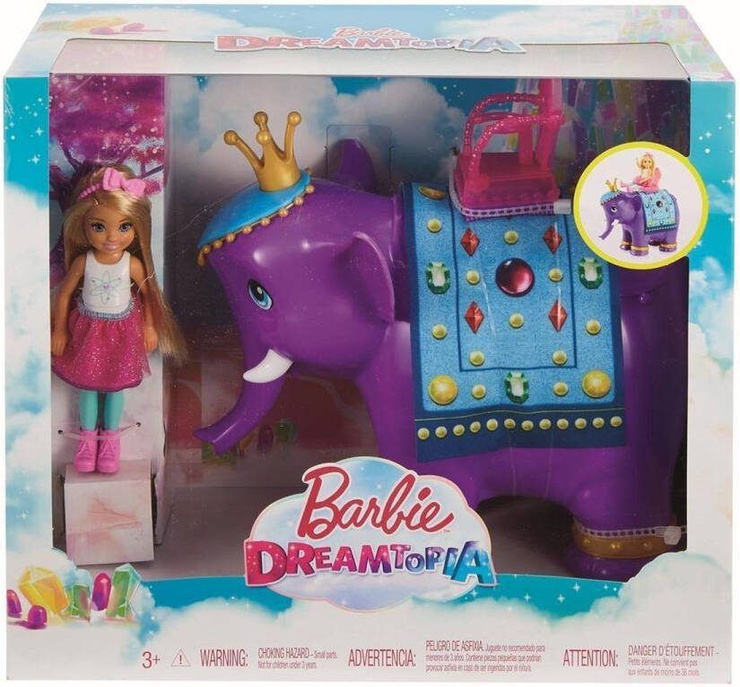 Barbie Dreamtopia Chelsea Pop met Olifant
