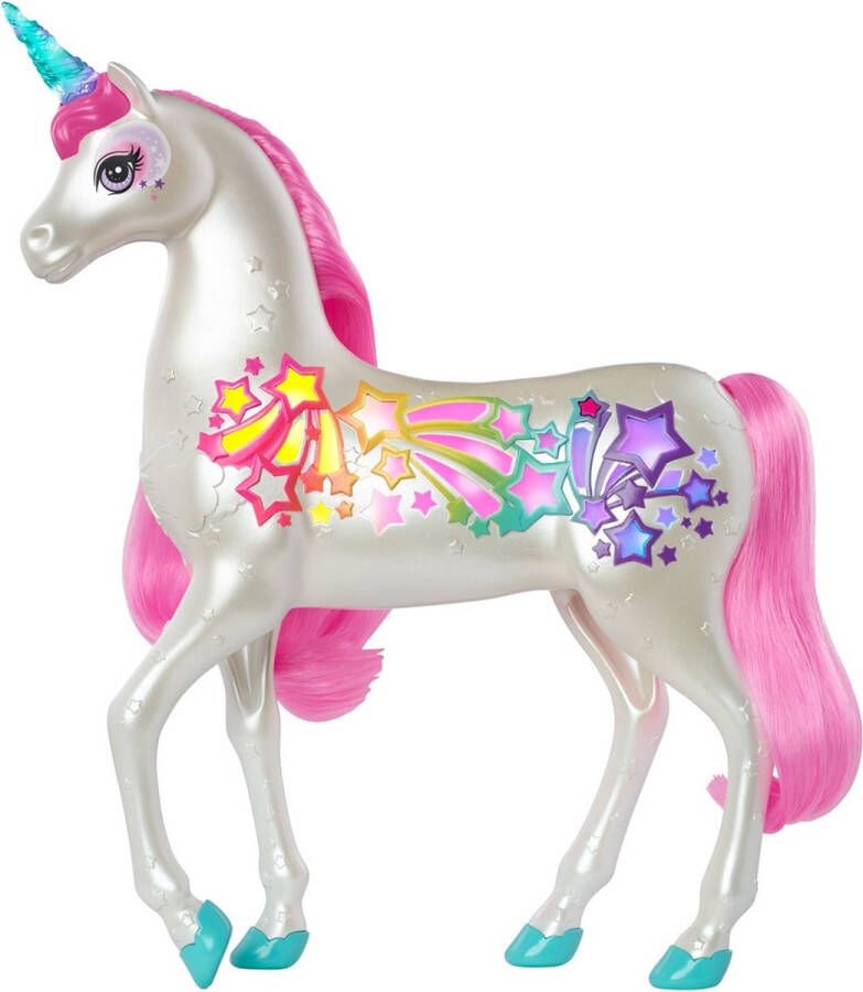 Barbie Dreamtopia Eenhoorn paard met Verlichte Sterren en Hoorn paard