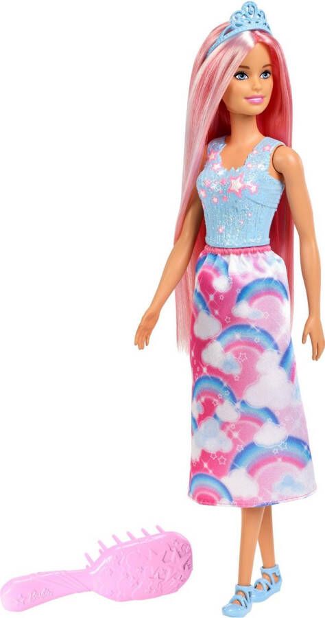 Barbie Tienerpop prinses met borstel 30 cm