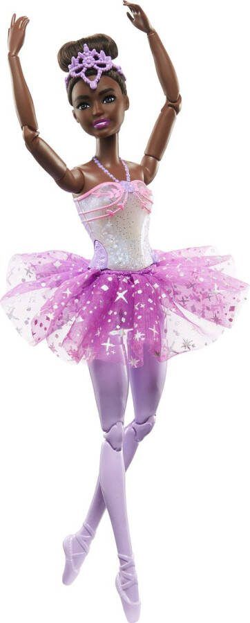 Barbie Dreamtopia pop Brunette ballerina met twinkelende lichten