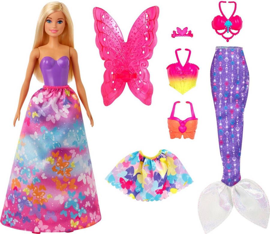 Barbie Dreamtopia Zeemeermin Prinses Verkleedset Cadeauset Blond