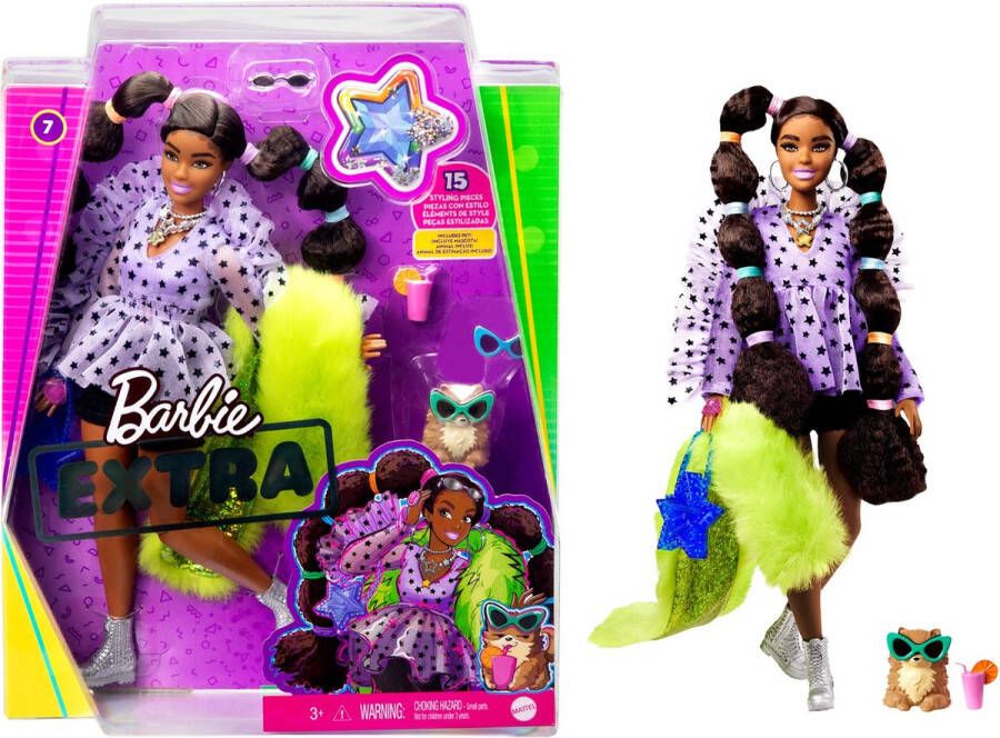 Barbie Extra Doll Paardenstaart met Haarelastiekjes Modepop