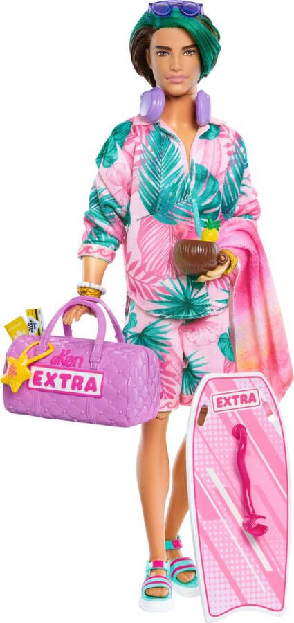 Barbie Extra Fly Strand Met accessories Ken pop