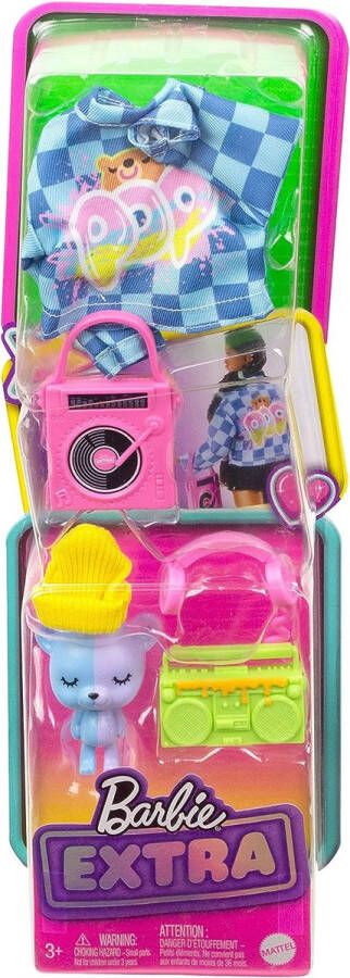 Barbie Extra Pet & Fashion Pack Accessoire pakket voor meisjes