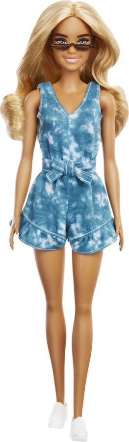 Barbie Fashionista Pop met blauw broekpakje