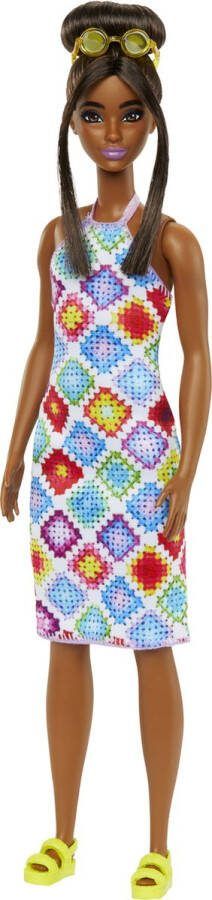Barbie Fashionistas Jurk met gekleurd patroon pop