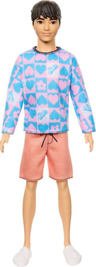 Barbie Fashionistas Ken Pop Met hartjestrui