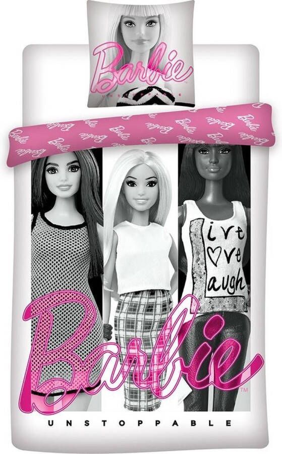 Barbie Friends Dekbedovertrek 140 x 200 cm Multi