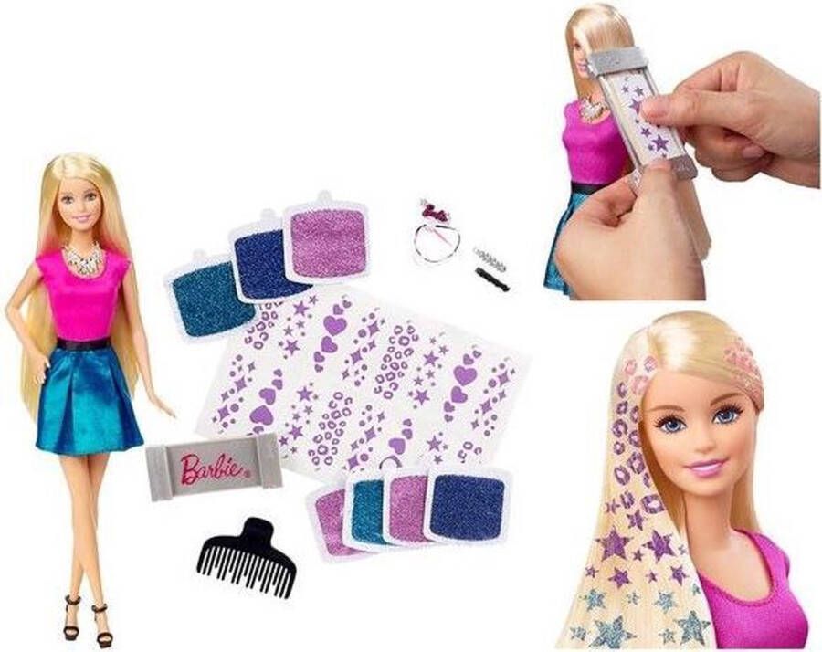 Barbie Glitterhaar pop