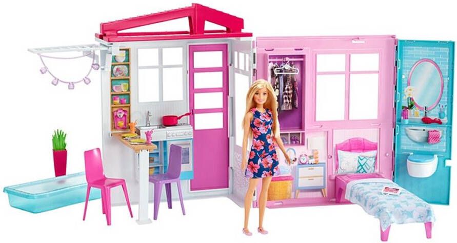 Barbie Huis met pop en accessoires huis