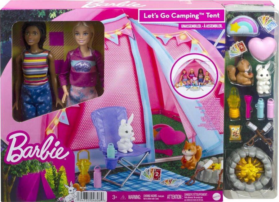 Mattel Barbie Kampeerspeelset Speelfigurenset