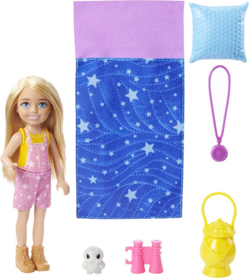 Barbie Kamperen Camping Chelsea pop