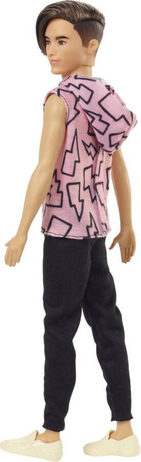 Barbie Ken Fashionistas Hooded tanktop en zwart broek Pop