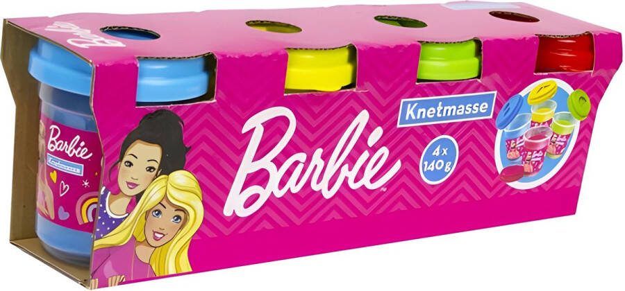 Barbie Klei Potjes klei set 4-pack