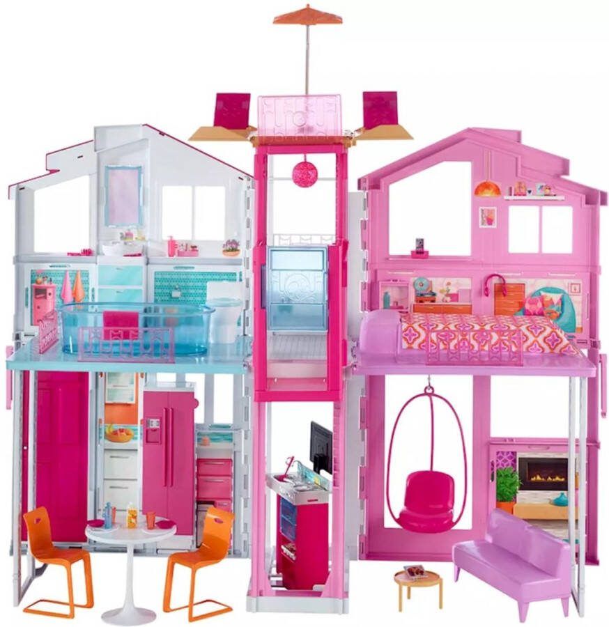 Barbie Malibu Huis Met 3 Verdiepingen huis