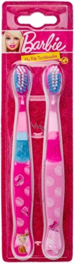 Barbie My Fab Toothbrushes Zachte Tandenborstels +3m 2 Stuks