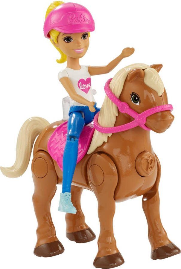 Barbie On the Go Mini pony + pop brunette
