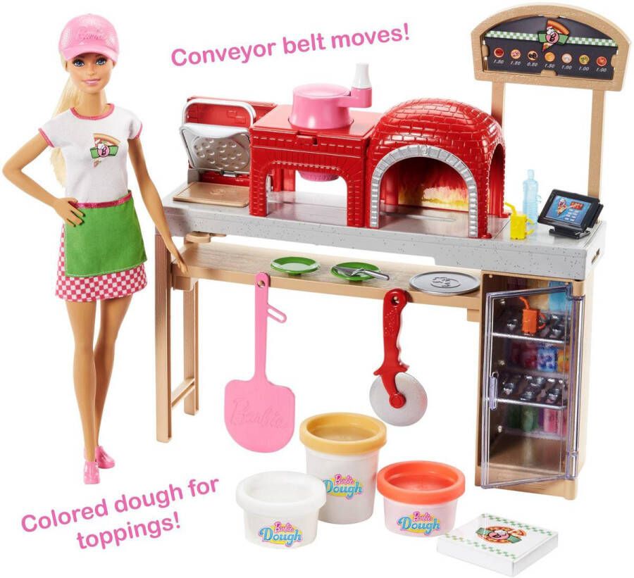 Barbie Pizzabakker Speelset pop