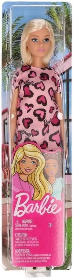 Barbie pop blondine met roze jurk speelgoed Speelpoppen poppen Kinderspeelgoed Mattel s voor meisjes