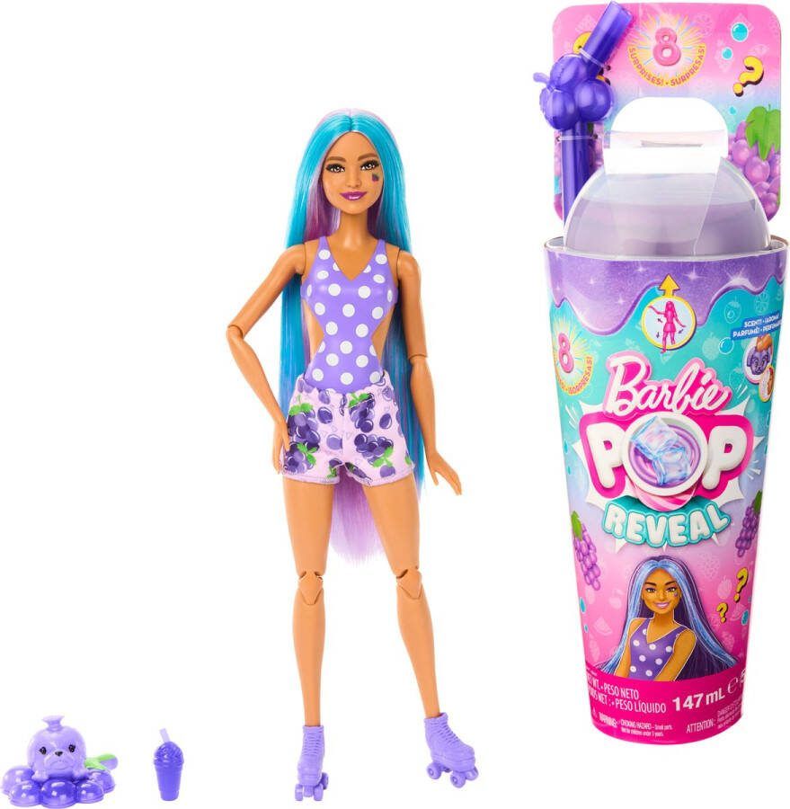 Barbie Pop! Reveal Serie Fruit Druivenprik pop