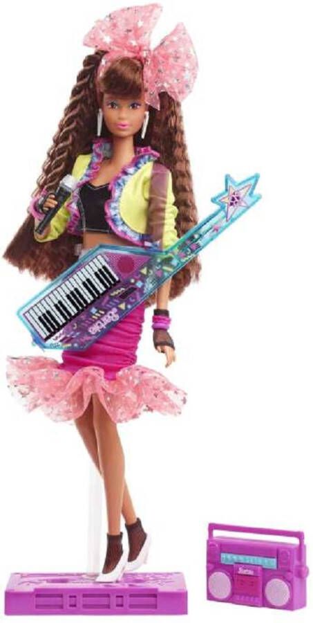Barbie Rewind 80s Edition Doll's Night Out-pop met thema 11 5 inch brunette