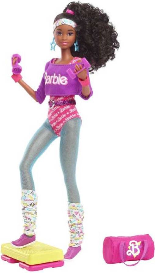 Barbie Rewind Workin' Out-pop uit de jaren 80 (11 5 inch brunette) met mode en accessoires