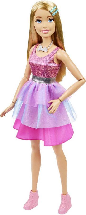 Barbie Roze jurk 73 cm pop