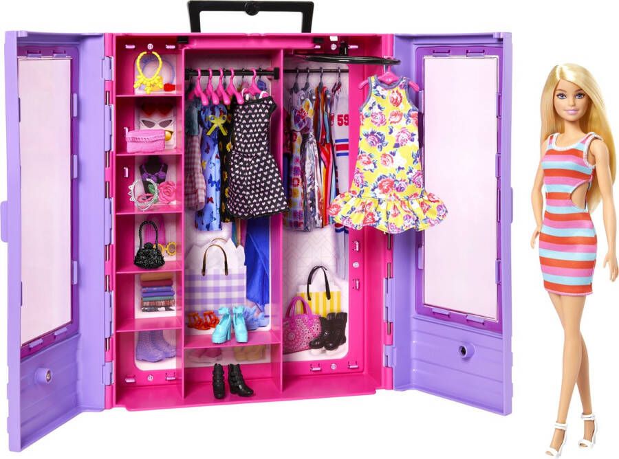 Barbie Super Kledingkast pop kleertjes