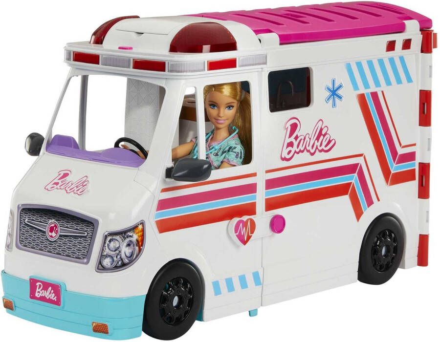 Mattel Barbie You Can Be Anything Ambulance Poppenauto Barbie ambulance