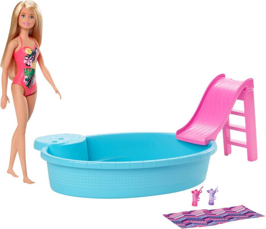 Barbie Zwembad met pop