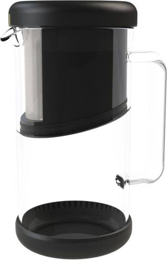 Barista & Co One Brew Koffiezetter Groot Kunststof Glas 10x7.5x14.5 cm Zwart