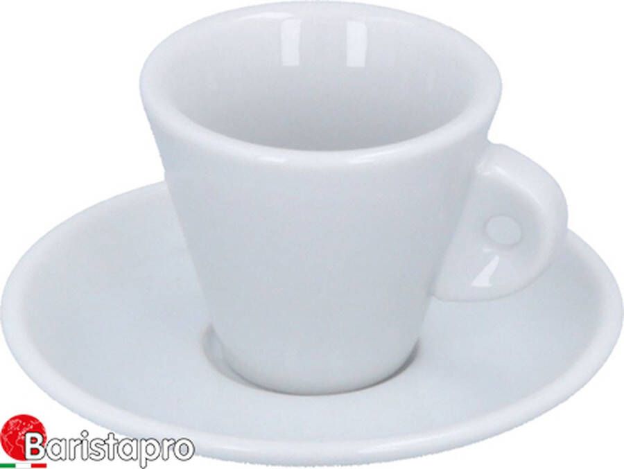 Barista Pro BaristaPro Trieste Espresso kop en Schotel 6 stuks